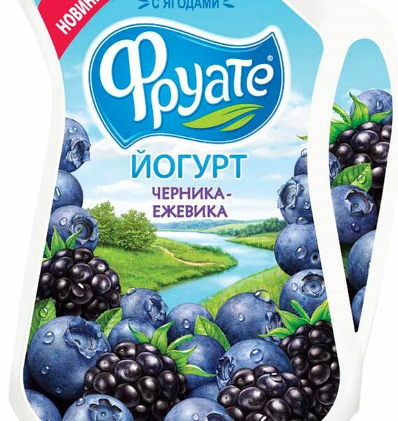 Йогурт Фруате Черника-ежевика 1.5% 250г