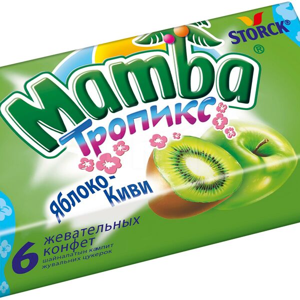 Конфеты Mamba жевательные Тропикс