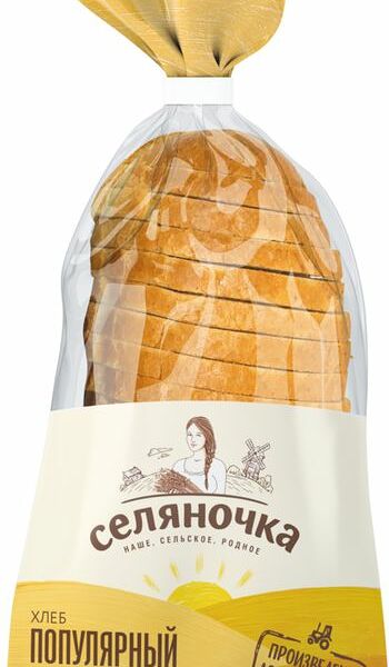 Хлеб Селяночка Популярный в нарезке 350г