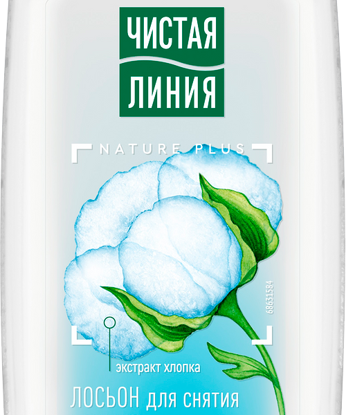 Лосьон мягкий для снятия макияжа с век Хлопковое молочко ТМ Чистая Линия