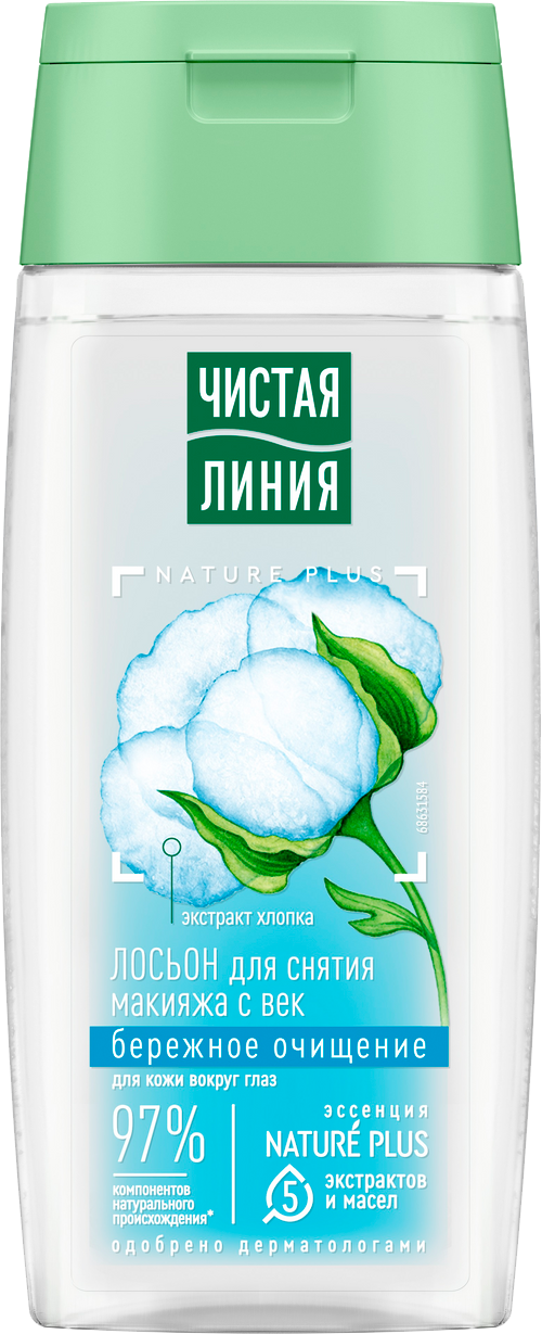 

Лосьон мягкий для снятия макияжа с век Хлопковое молочко ТМ Чистая Линия