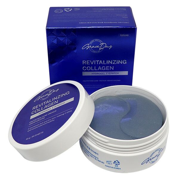 Патчи для глаз Grace Day гидрогелевые с коллагеном лифтинг-эффект 60 шт 90 г