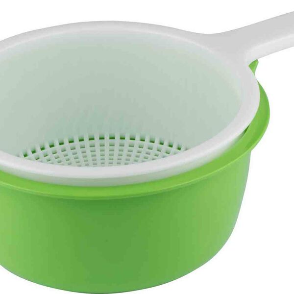 Дуршлаг двойной, 190 мм в ассортименте