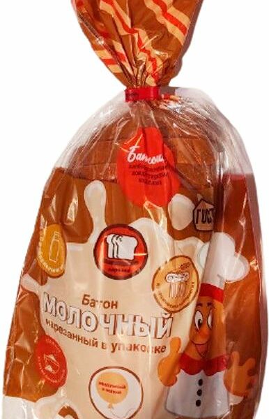 Батон Батоша Молочный нарезка 225г