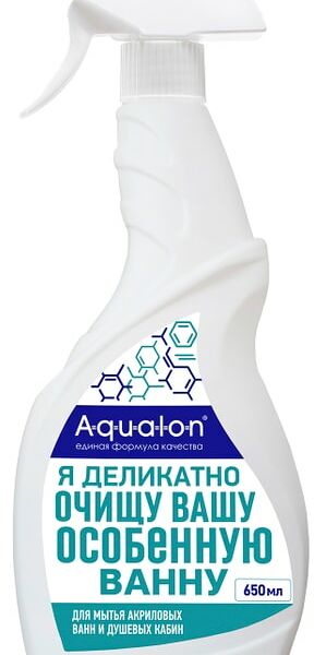 Средство чистящее Aqualon Чистота акрила для мытья акриловых ванн душевых кабин смесителей 650мл