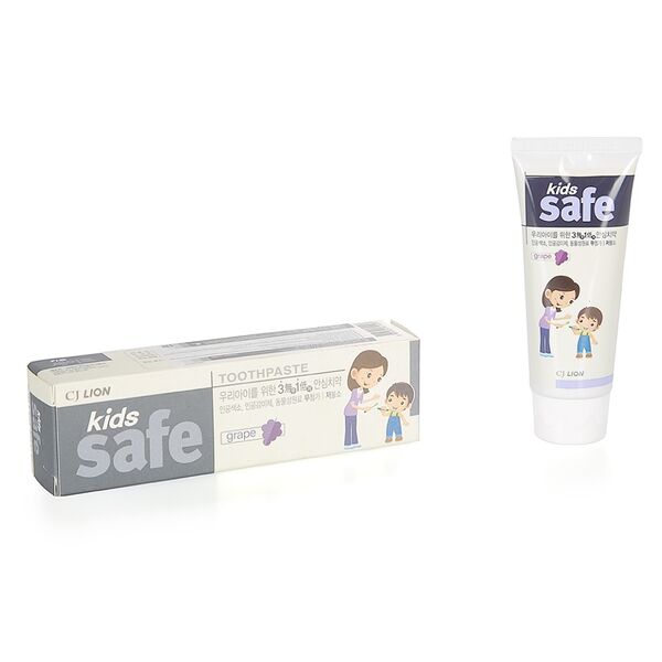 Зубная паста CJ Lion Kids safe виноград 90 г