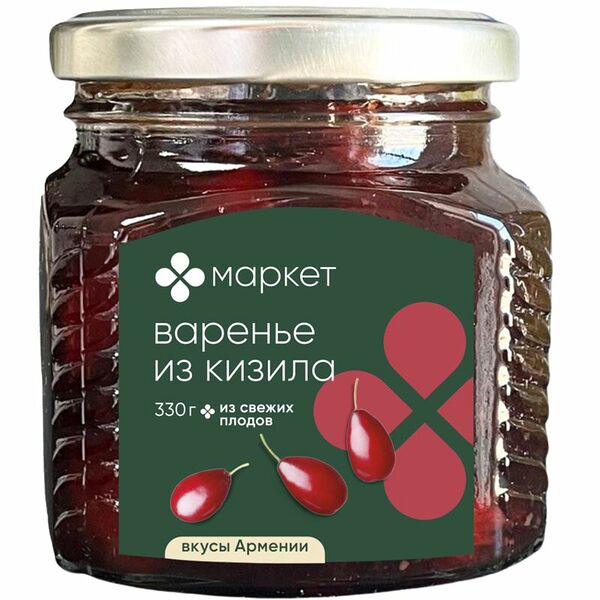 Варенье из кизила Маркет, 330 г