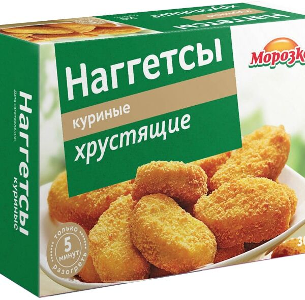 Наггетсы Морозко куриные хрустящие, 300 г