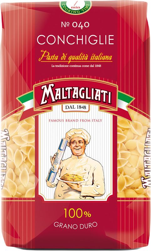

Макароны Maltagliati Conchiglie №040 450 г