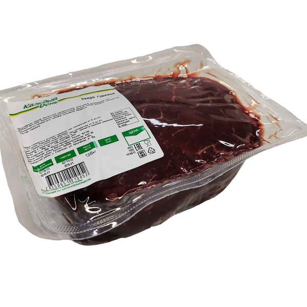Бедро говяжье Каждый день охлажденное (0,8-1,2 кг), 1 упаковка 