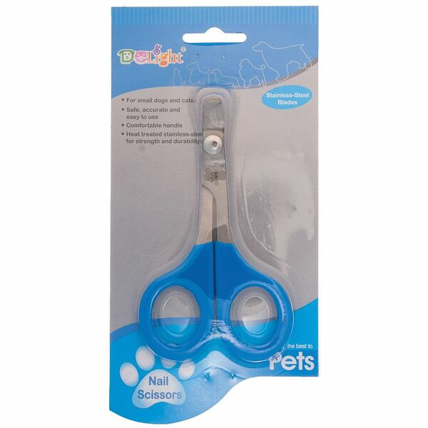 Когтерез-ножницы для кошек DELIGHT большой прямой