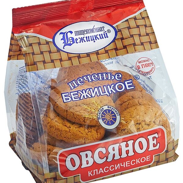 Печенье Бежицкий Пищекомбинат Овсяное классическое