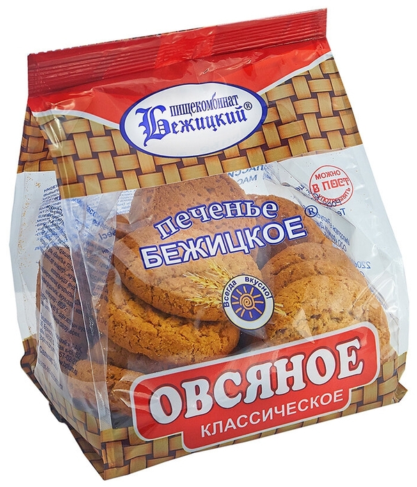 

Печенье Бежицкий Пищекомбинат Овсяное классическое 380 г