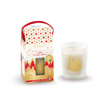 

Аромасвеча «Морозная клюква», Esteban Paris Parfums, 180 г, Франция