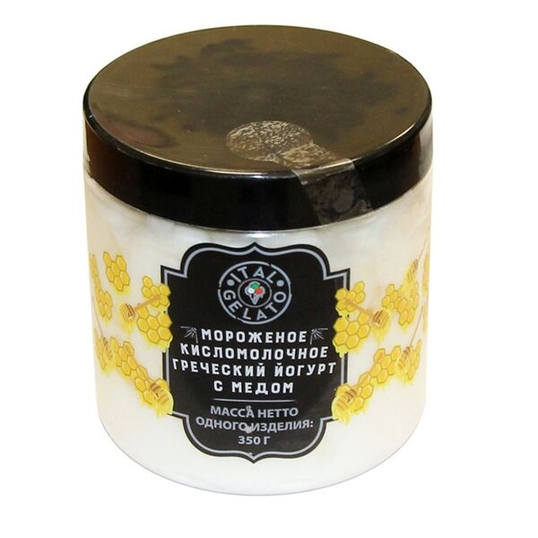 Мороженое кисломолочное Italgelato Греческий йогурт с медом 350г, Италия