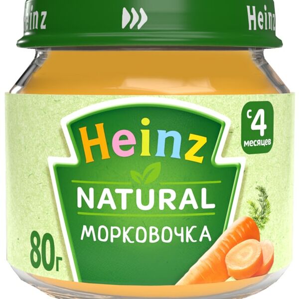 Пюре Heinz Морковочка с 4 месяцев 80г