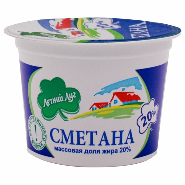 Сметана Летний луг 20%