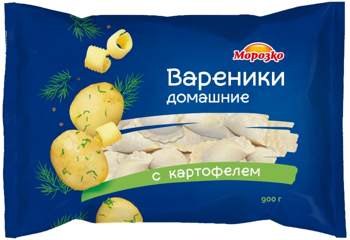 

Вареники Морозко Домашние с картофелем 900 г