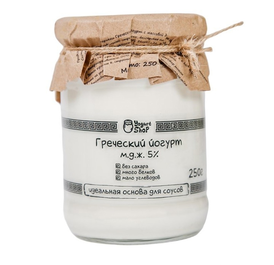

Йогурт греческий Yogurt Shop 5% 250 г