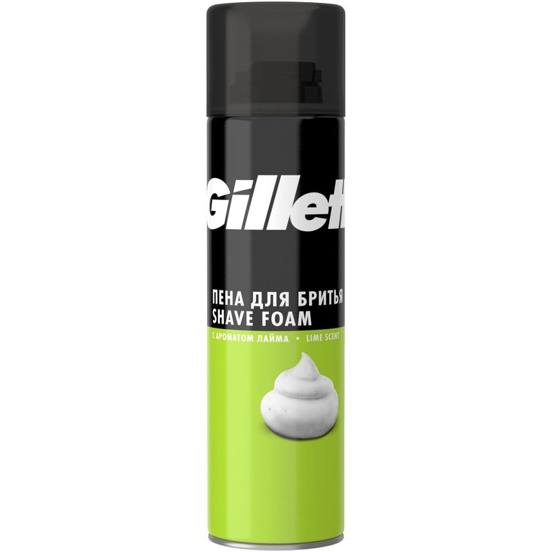 

Пена для бритья Gillette Лимон и лайм 200 мл