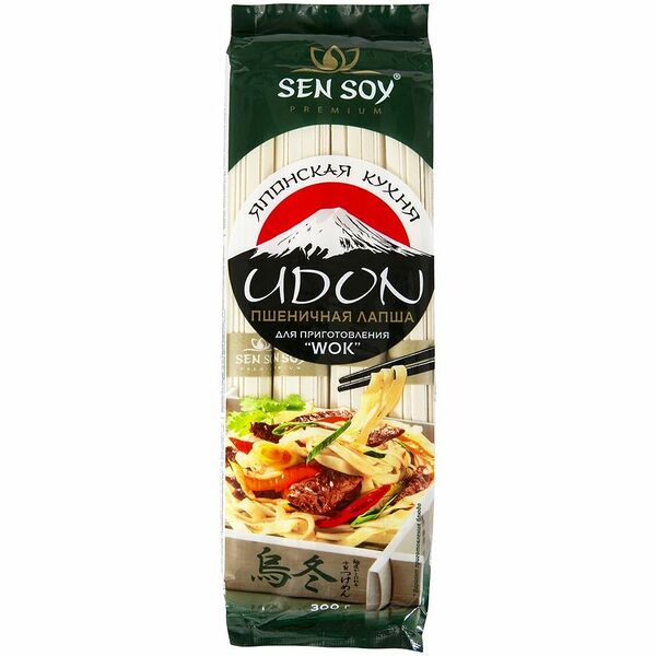 Лапша Sen Soy Udon пшеничная, 300г