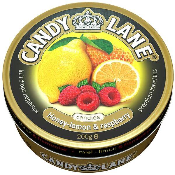 Леденцы Candy Lane Мед-Лимон-Малина 200г