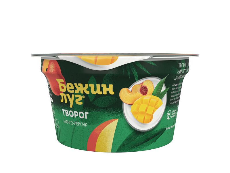 

Творог Бежин луг мягкий манго-персик 4.2% 160 г