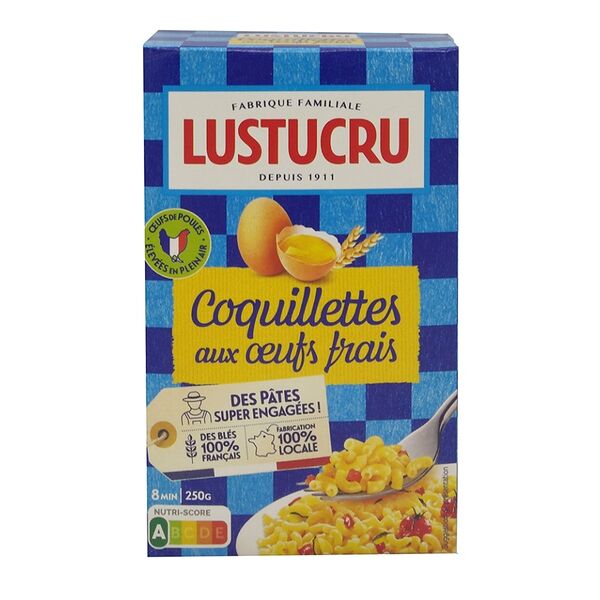 Макаронные изделия Lustucru Лапша яичная Эльзасская 250 г, Франция