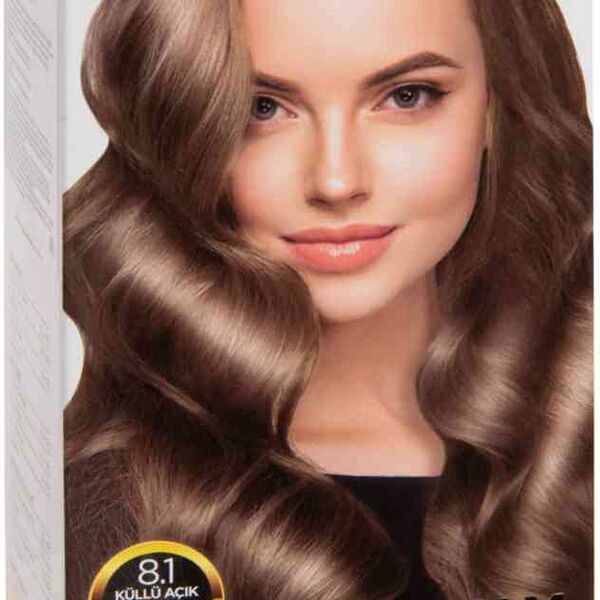 Крем-краска для волос Maxx Deluxe Premium 8.1 пепельный светло-русый