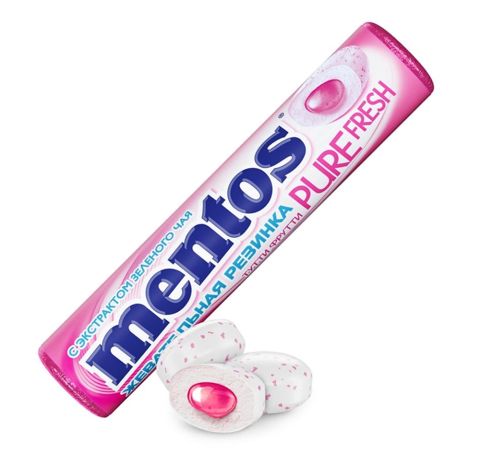 

Жевательная резинка Mentos Pure Fresh Тутти-фрути 15.5 г