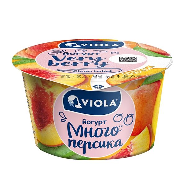 Йогурт Viola Very Berry Персик 2.6%