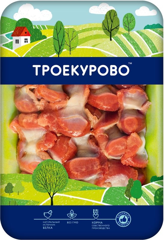 

Желудки цыплят-бройлеров Троекурово 700 г