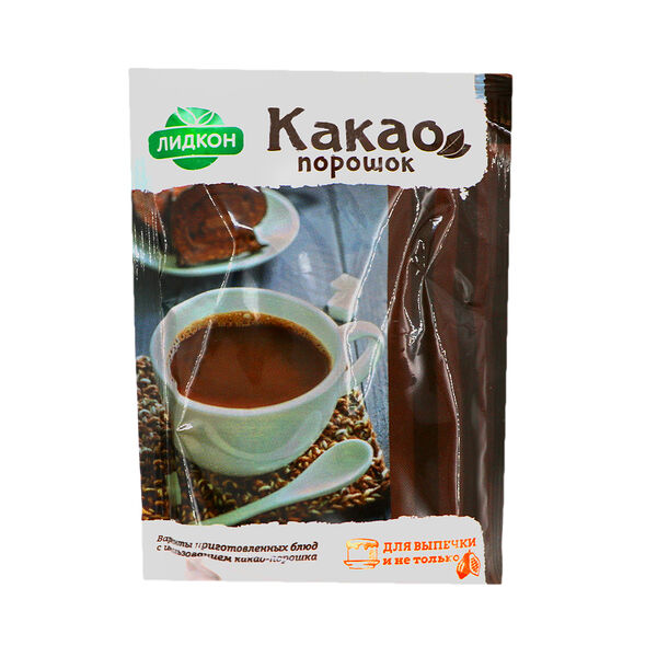 Какао-порошок ЛИДКОН вес 65г.