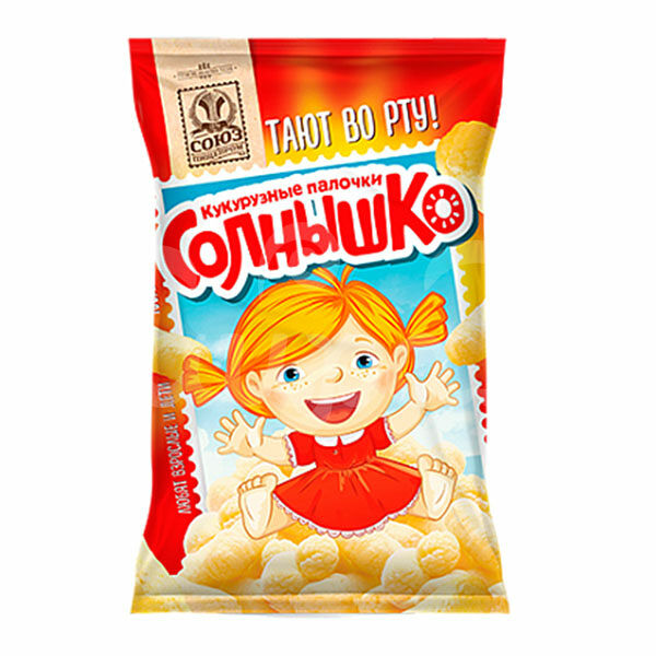 Палочки кукурузные Солнышко Союзпищепром 70гр пакет