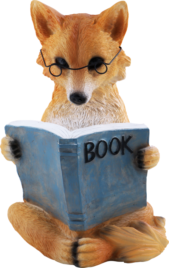 

Фигура садовая Лиса с книгой 29,5см, искусственный камень, Арт. KY2008013