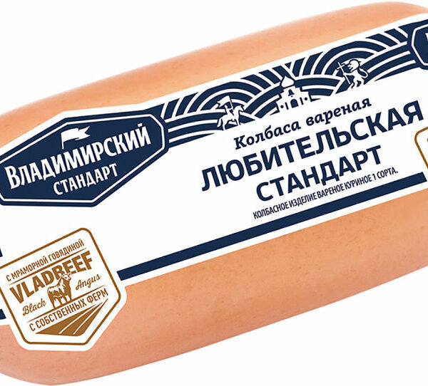 Колбаса вареная Владимирский стандарт Любительская