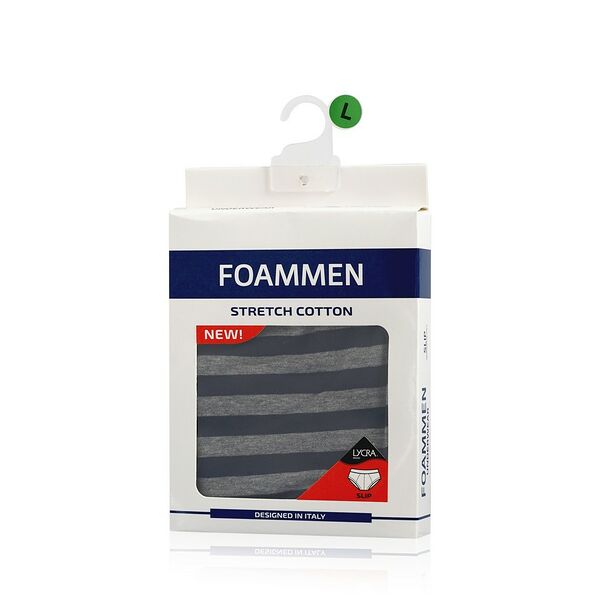Мужские трусы-слипы Foammen Fo80502-1 серые L