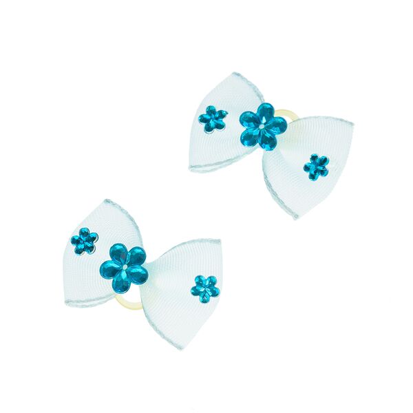 Бантик с цветочком, 2шт