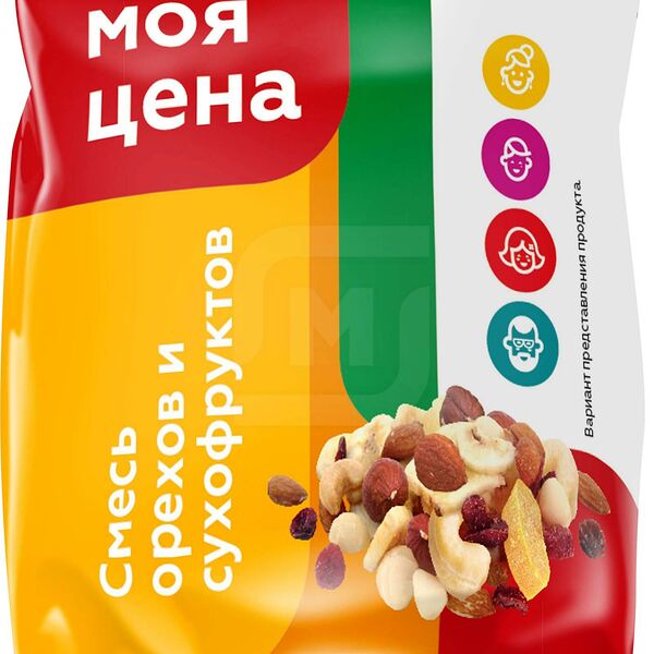 Смесь Моя цена фруктово-ореховая 100 г