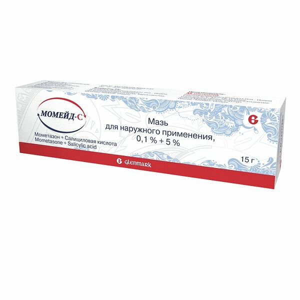 Момейд-С мазь для наружного применения 0.1% + 5% туба 15 г