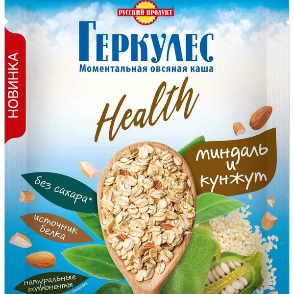 Каша овсяная Русский продукт с миндалем и кунжутом