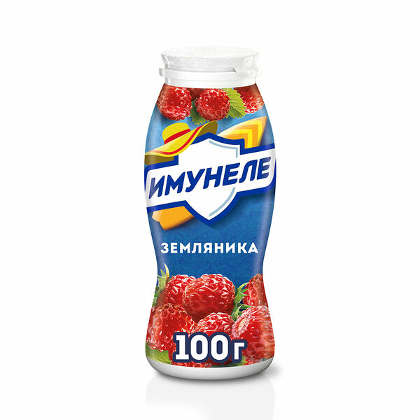 Напиток кисломолочный Имунеле Земляника 1,2%