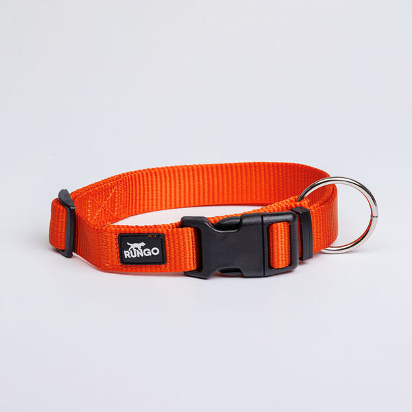 Ошейник нейлоновый для собак, 25 мм, 40-63 см, оранжевый