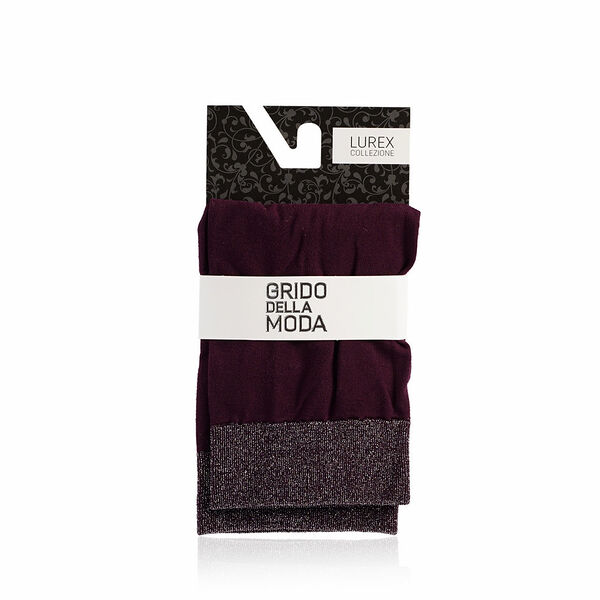 Женские носки Grido della Moda MLN01 трикотажные , Port wine р.36-40