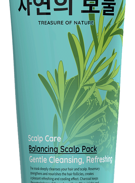 Маска для волос и кожи головы KuMiHo очищающая с розмарином, 250 мл