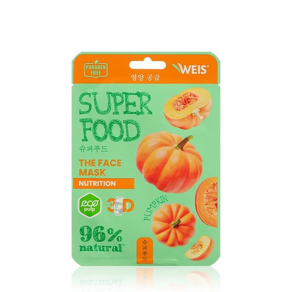 Маска для лица WEIS Super Food Nutrition с экстрактом тыквы 23г