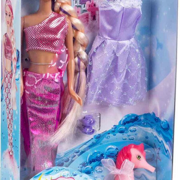 Набор с куклой Ася Волшебная русалочка