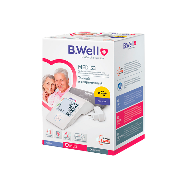 Тонометр B.Well MED-53 автоматический с адаптером