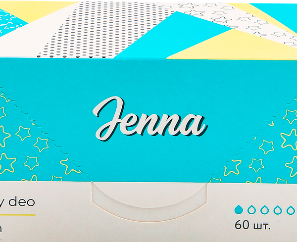 Прокладки ежедневные JENNA Everyday Deo Multiform, 60шт