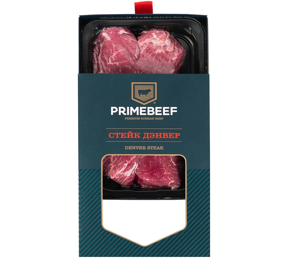 

Стейк Primebeef Дэнвер из говядины зернового откорма, 400г